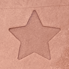 Star Delrin Leather Stamp