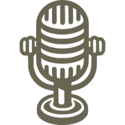 Studio Microphone Delrin Leather Stamp