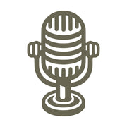 Studio Microphone Delrin Leather Stamp