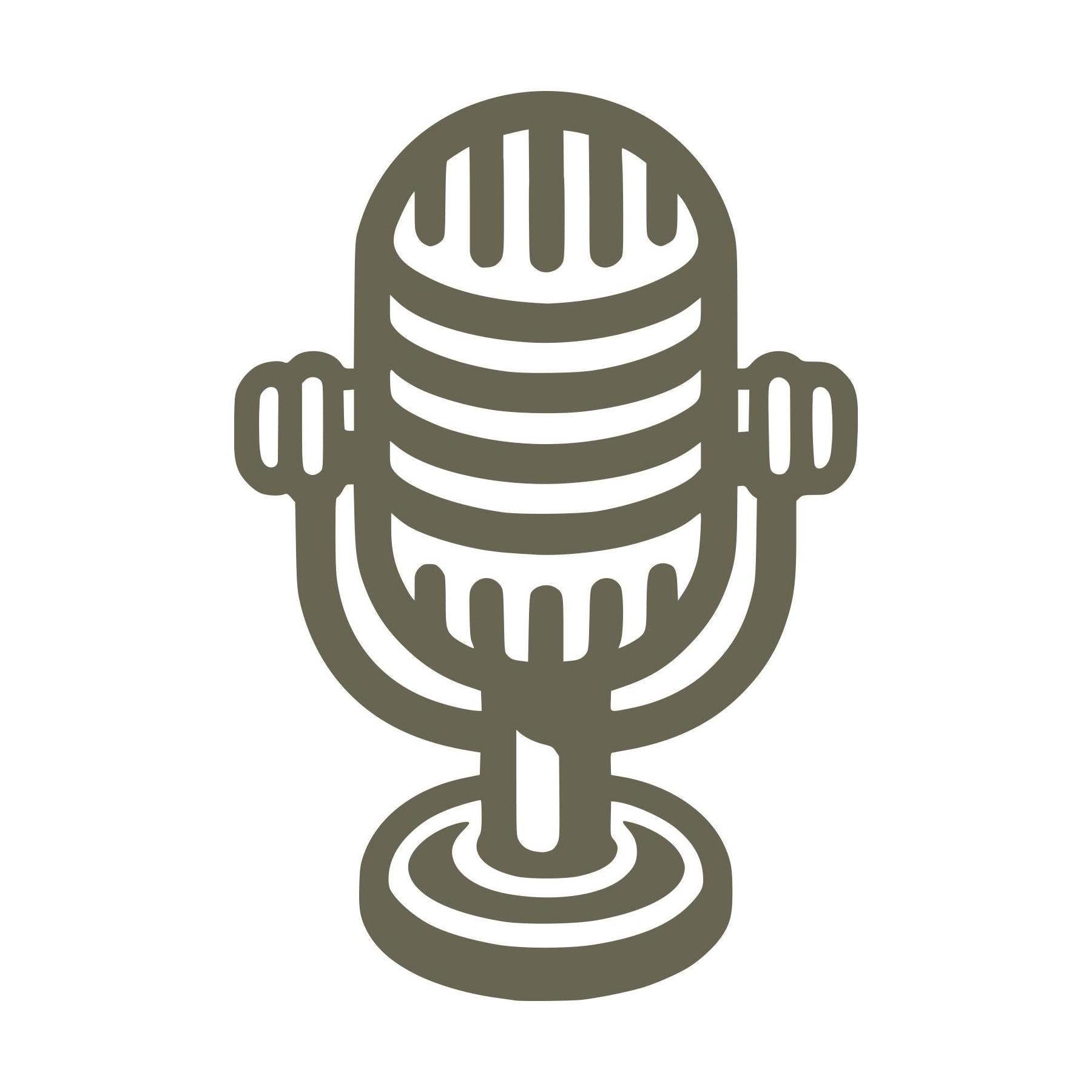 Studio Microphone Delrin Leather Stamp