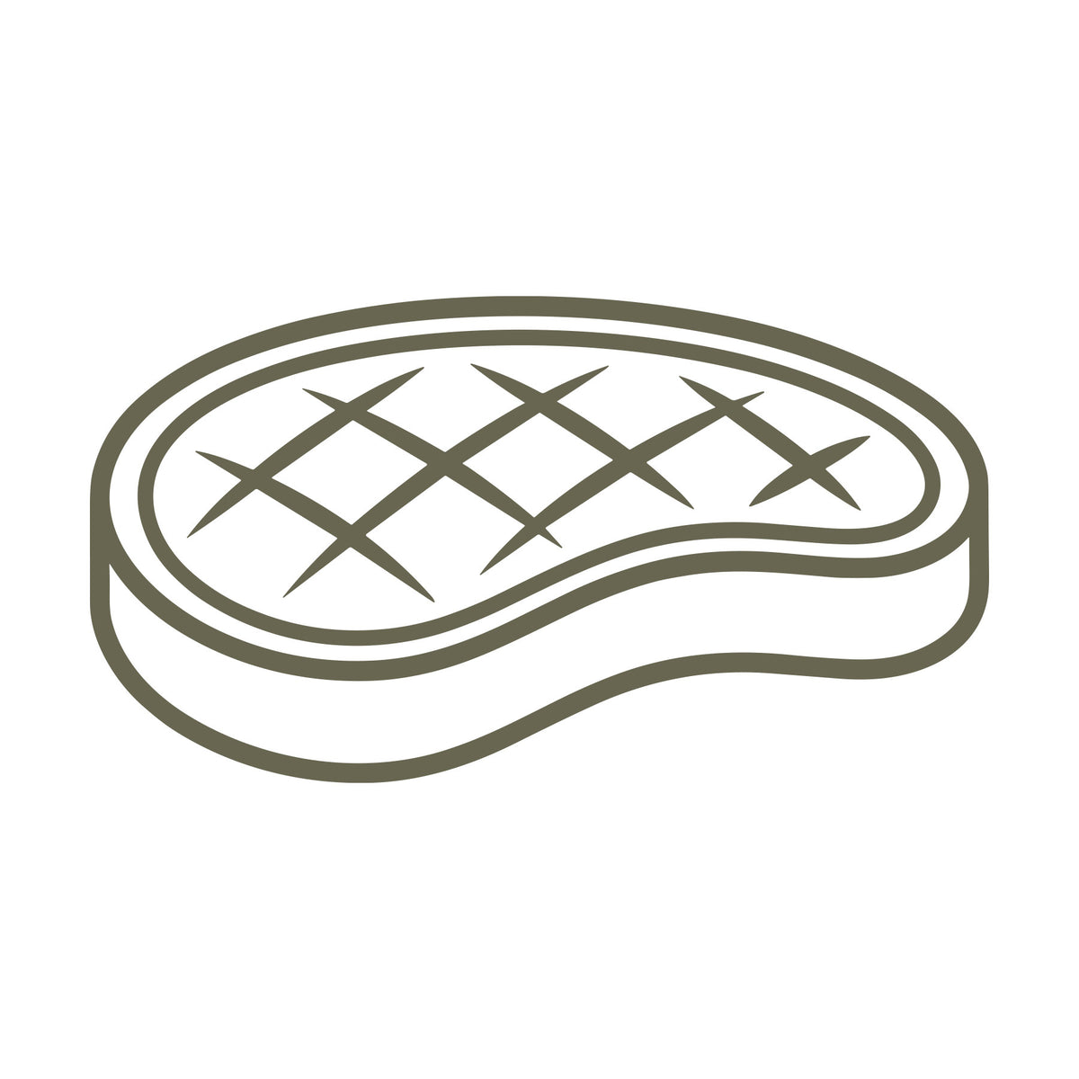 Steak Delrin Leather Stamp
