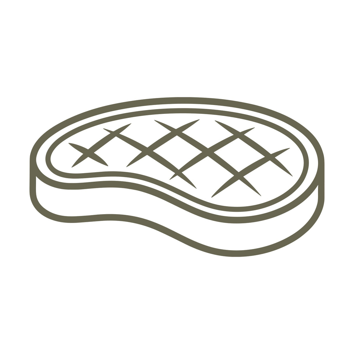 Steak Delrin Leather Stamp