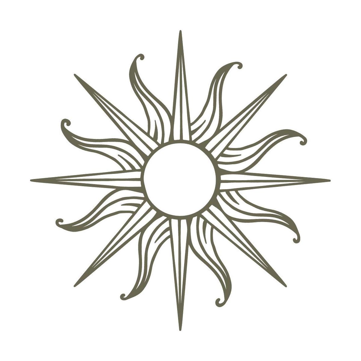 Sun Delrin Leather Stamp