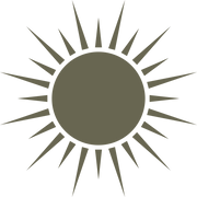 Sunburst design leather stamp made from Delrin for celestial and nature-themed leatherworking projects