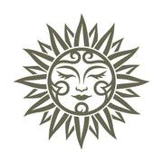 Sun Face Delrin Leather Stamp