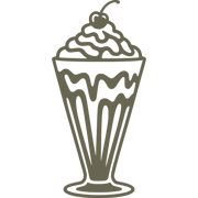 Old Fashioned Sundae Delrin Leather Stamp