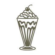 Old Fashioned Sundae Delrin Leather Stamp