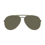 Aviator Sunglasses Delrin Leather Stamp
