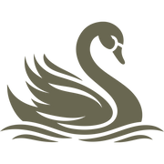 Swan in Water Delrin Leather Stamp