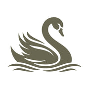Swan in Water Delrin Leather Stamp