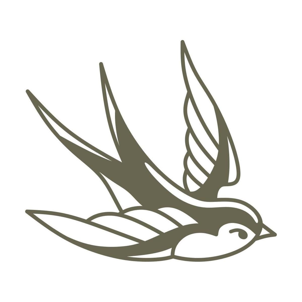 Swallow Delrin Leather Stamp