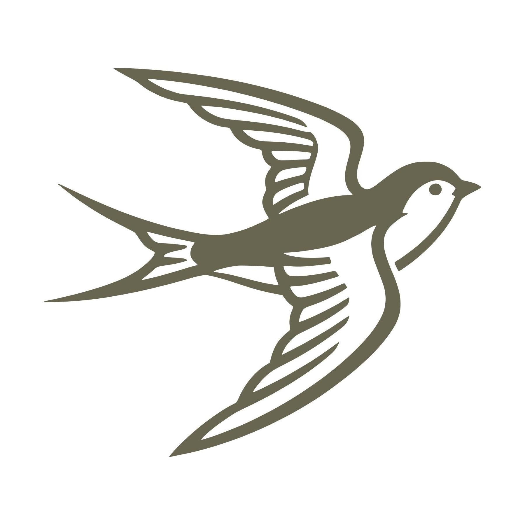 Swallow Delrin Leather Stamp