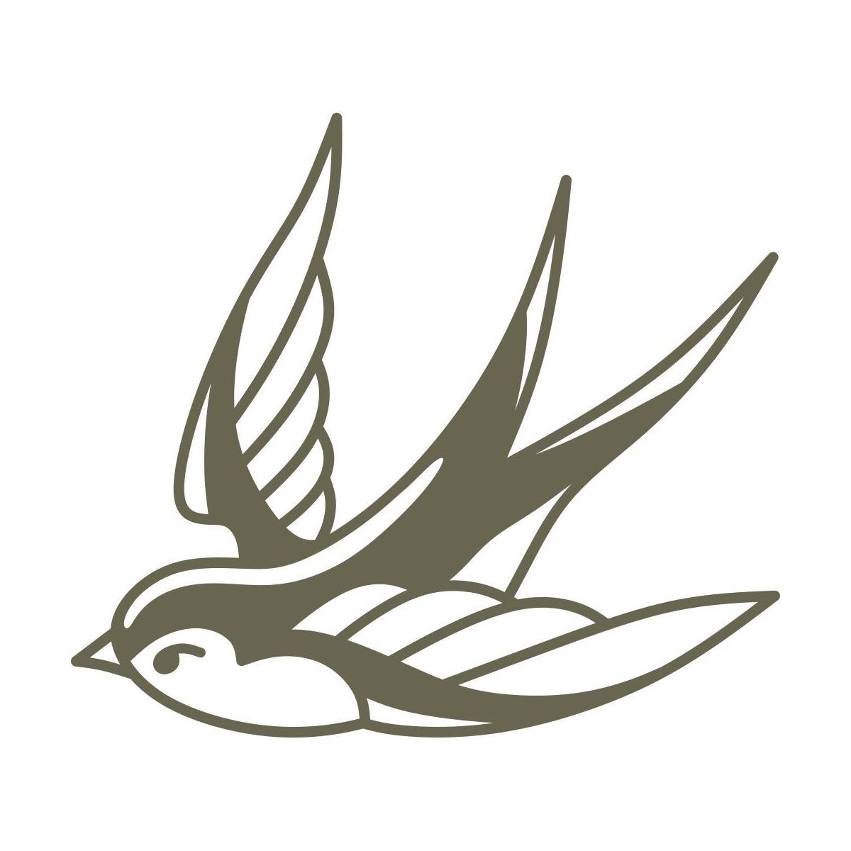Swallow Delrin Leather Stamp