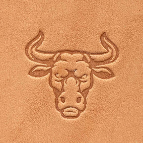 Bull Delrin Leather Stamp