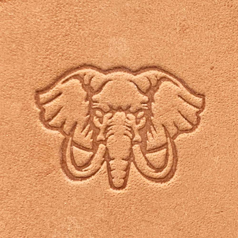 Elephant Delrin Leather Stamp