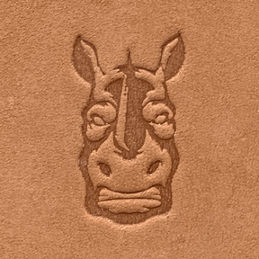 Rhino Delrin Leather Stamp