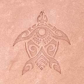 Turtle Delrin Leather Stamp