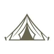 Tent Delrin Leather Stamp