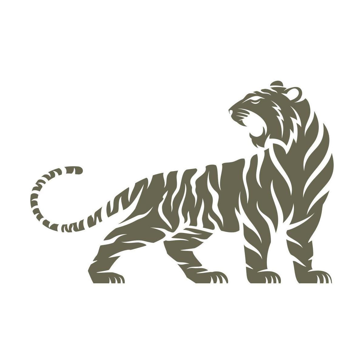 Tiger Delrin Leather Stamp