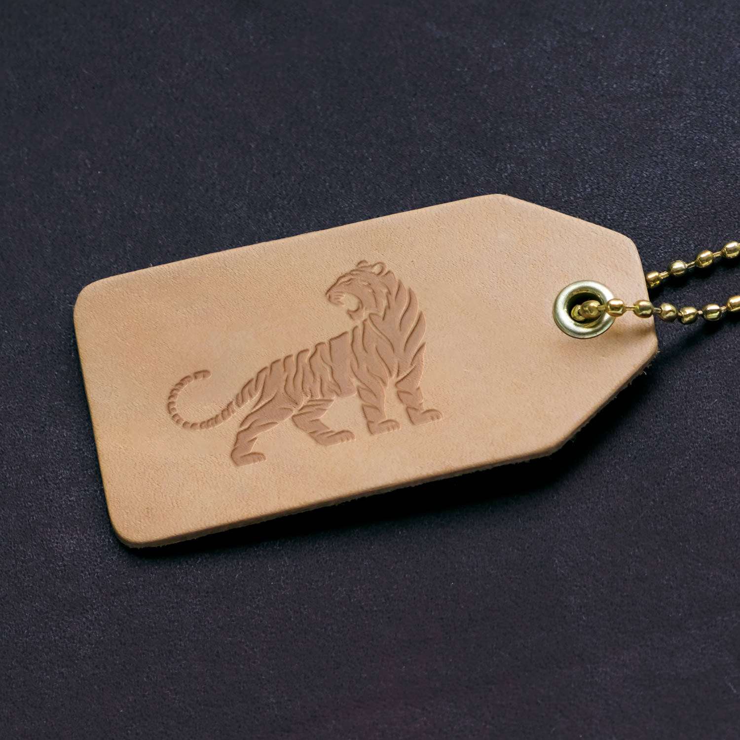 Tiger Delrin Leather Stamp