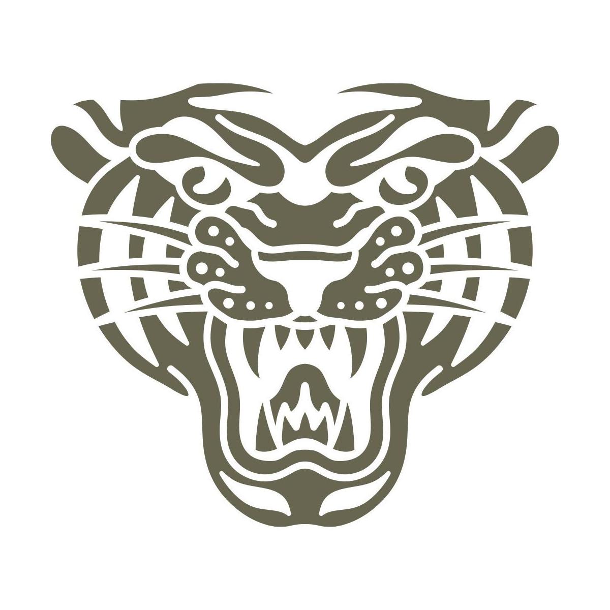 Tiger Delrin Leather Stamp