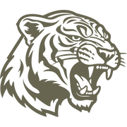 Roaring tiger design leather stamp made from Delrin for wildlife and fierce animal-themed leatherworking projects