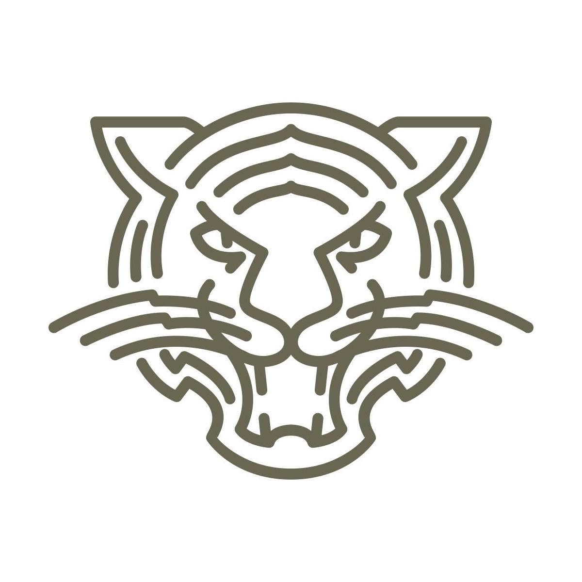 Tiger Delrin Leather Stamp