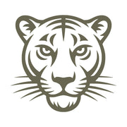 Tiger Head Delrin Leather Stamp