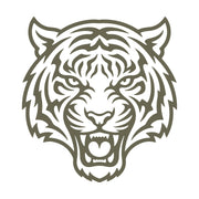 Tiger Head Delrin Leather Stamp