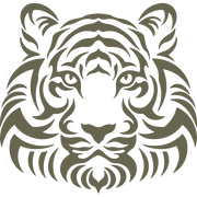 Tiger Delrin Leather Stamp
