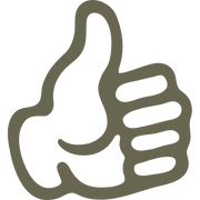 A minimalist aesthetic, much like the plain, solid dark background with no distinct features or patterns, akin in simplicity to the Thumbs Up Leather Stamp.