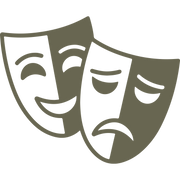 Theatre Masks Delrin Leather Stamp