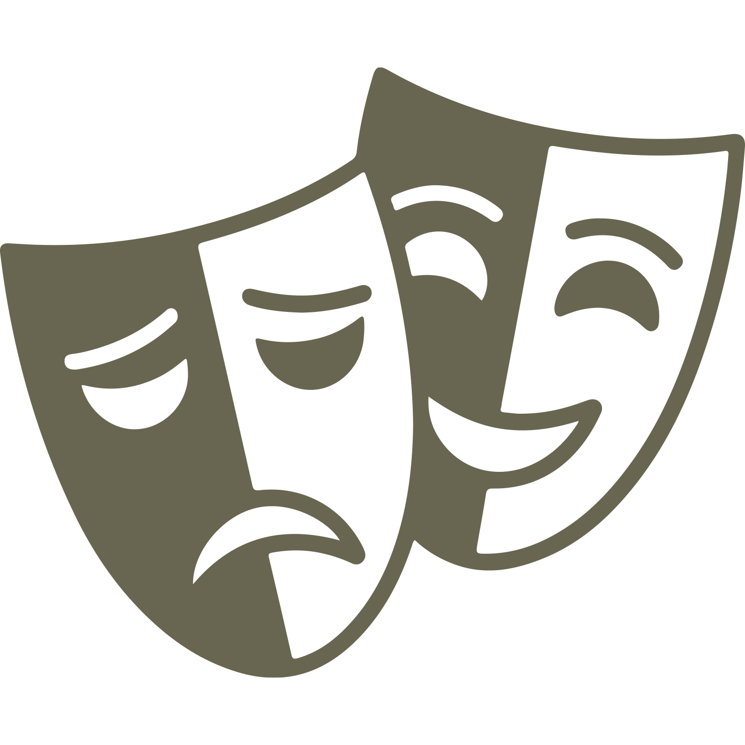 Theatre Masks Delrin Leather Stamp