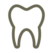Tooth Delrin Leather Stamp