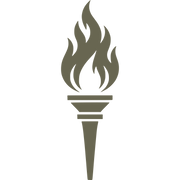 Flaming Torch Delrin Leather Stamp