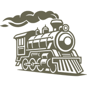 Steam Train Delrin Leather Stamp