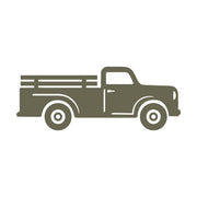 Vintage Truck Delrin Leather Stamp