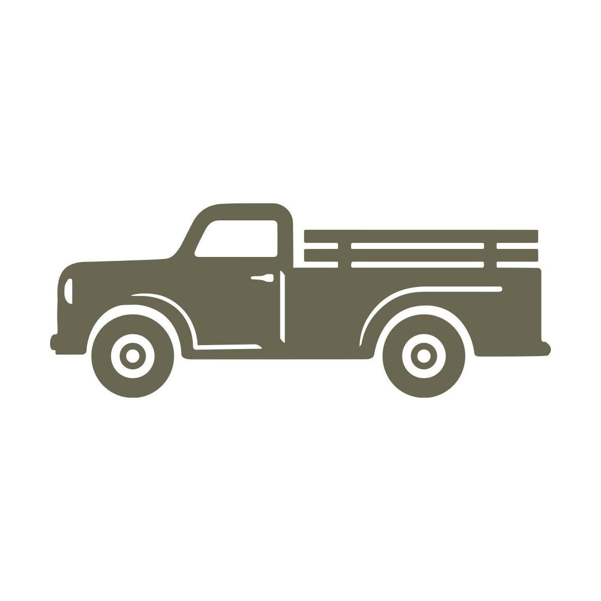 Vintage Truck Delrin Leather Stamp