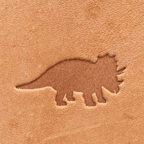 Triceratops Delrin Leather Stamp