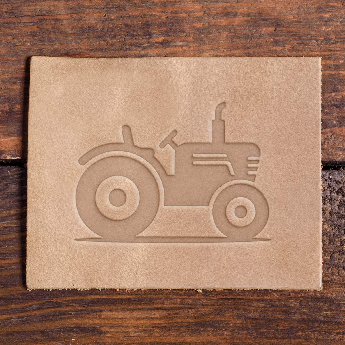 Tractor Delrin Leather Stamp