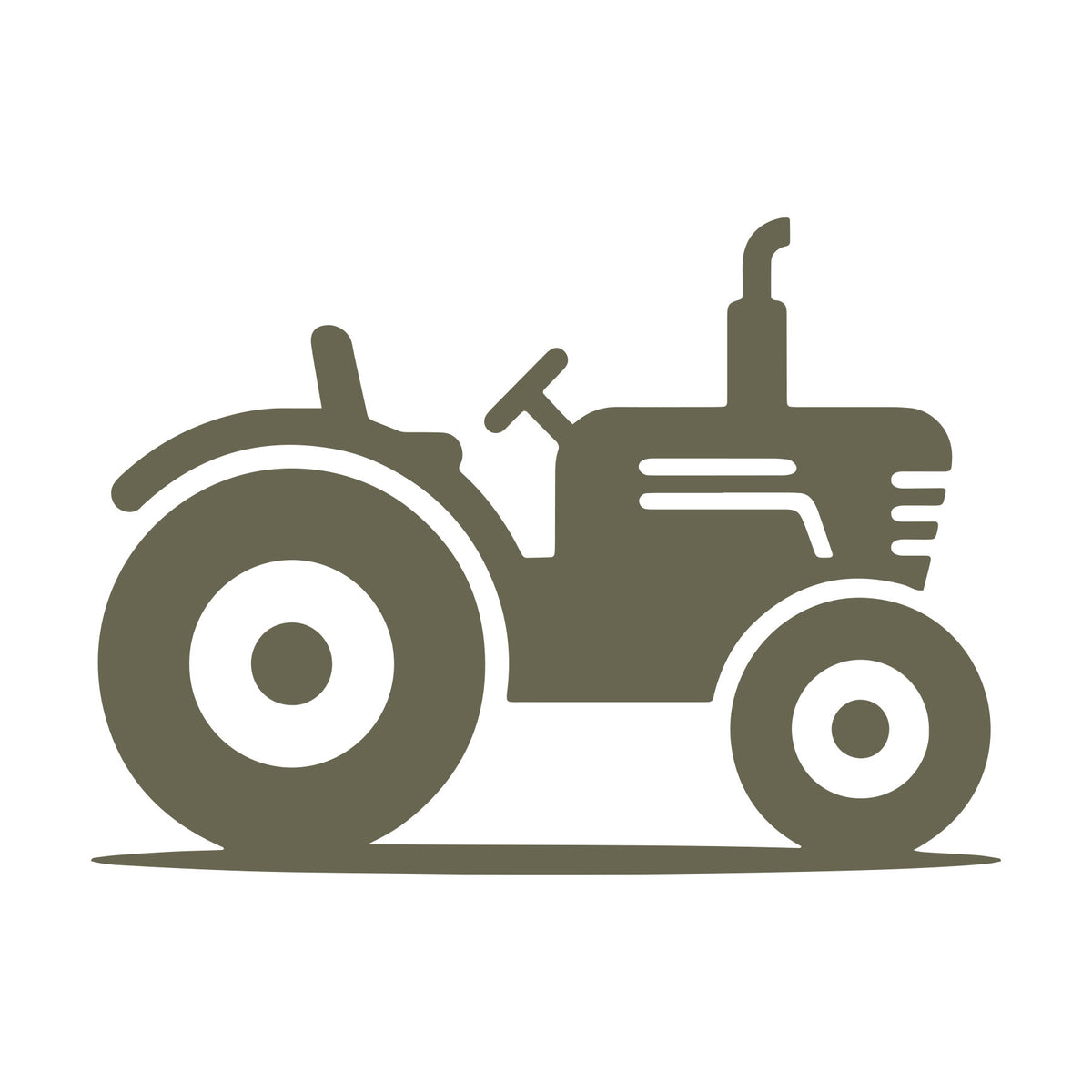 Tractor Delrin Leather Stamp