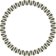 Teardrop Circle Delrin Leather Stamp