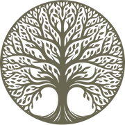 Elegant tree of life design with intricate branches and leaves, symbolizing growth and connection.