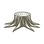 Tree Stump Delrin Leather Stamp