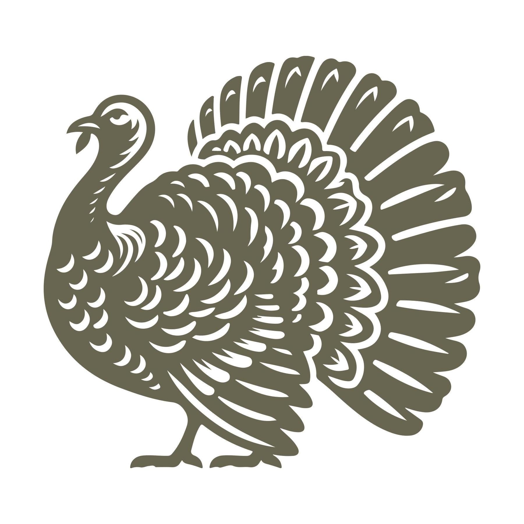 Turkey Delrin Leather Stamp