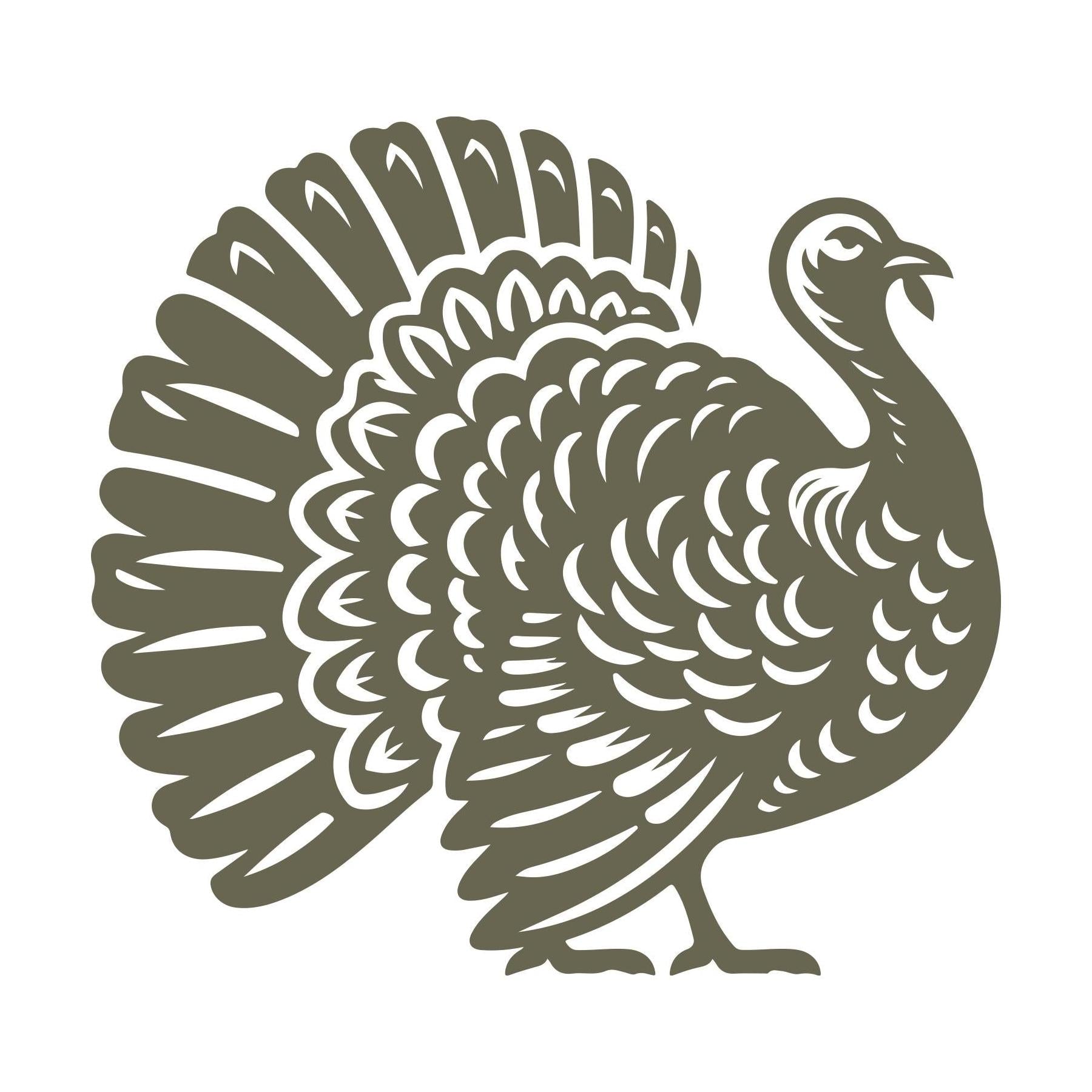 Turkey Delrin Leather Stamp