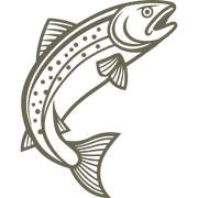 Trout Fish Delrin Leather Stamp