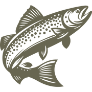 Trout Fish Delrin Leather Stamp