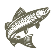 Trout Fish Delrin Leather Stamp