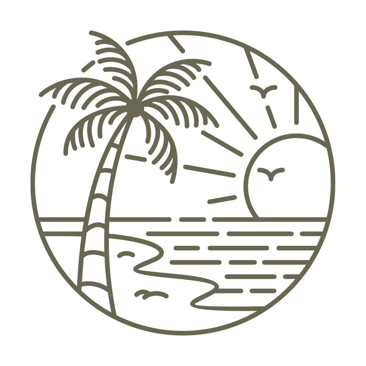 A solid dark olive green square representing a uniform color background with no other elements or variations, akin to the Tropical Scene Delrin Leather Stamp.